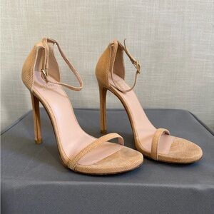 Stuart Weitzman Nudist heels in nude